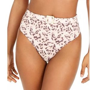 We Wore What High Waisted Belted Bikini Bottom S